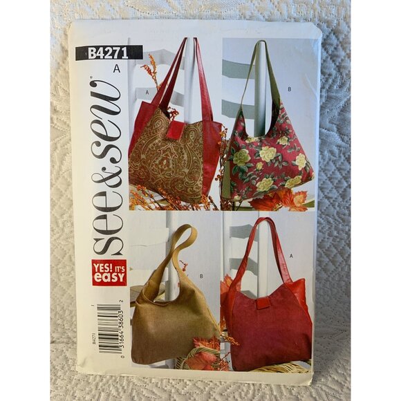 Butterick Misses Handbag Sewing Pattern B4271 - uncut - Picture 11 of 11